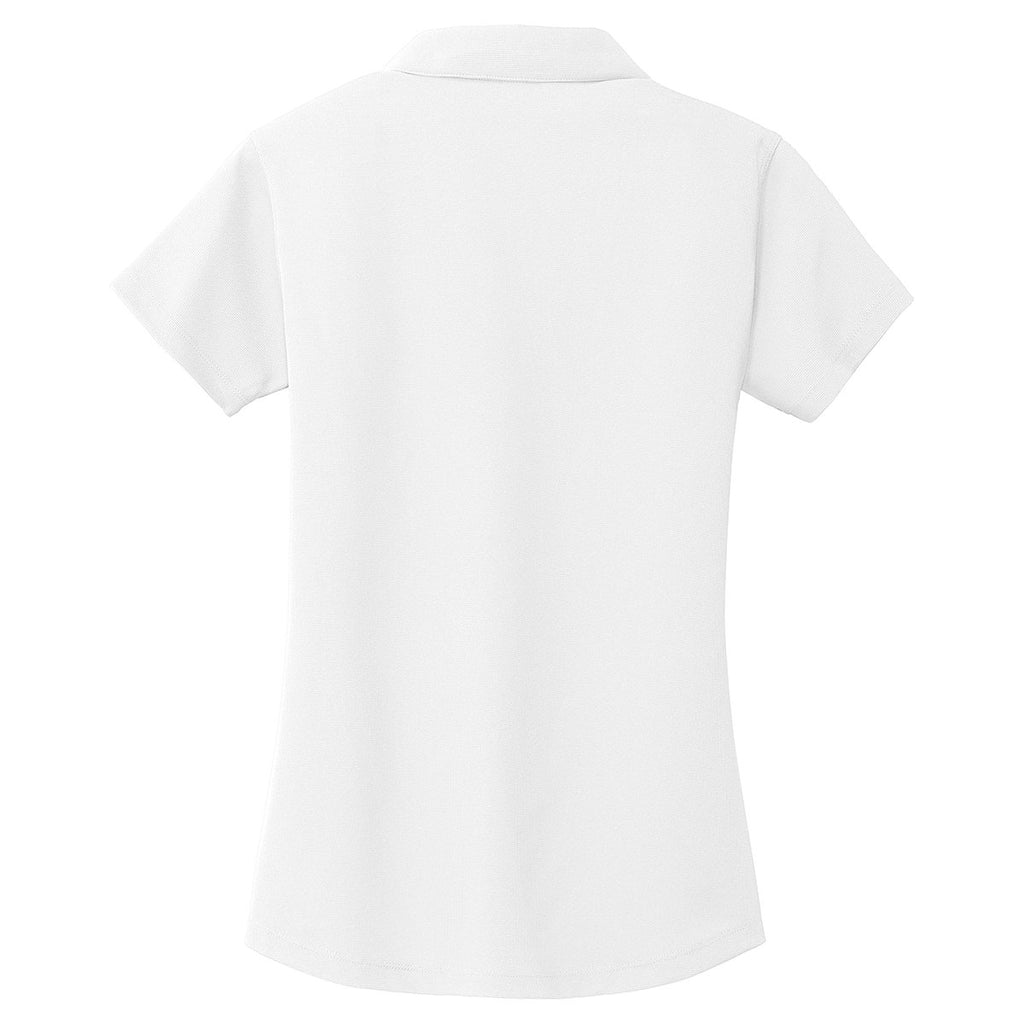 Port Authority Women's White Dry Zone Grid Polo