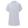 Port Authority Women's Light Grey Digi Heather Performance Polo