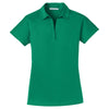 Port Authority Women's Jewel Green Crossover Raglan Polo