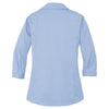 Port Authority Women's Light Blue 3/4-Sleeve Blouse