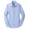 Port Authority Women's Oxford Blue SuperPro Oxford Shirt