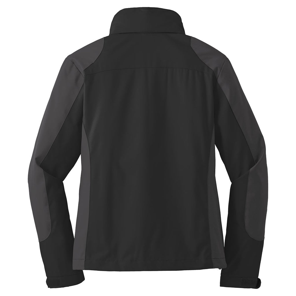 Port Authority Women's Black/Gunmetal Endeavor Jacket