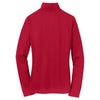 Port Authority Women's Rich Red Pinpoint Mesh 1/2-Zip
