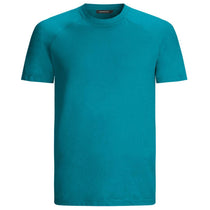 Bugatchi Men's Turquoise Short Sleeve Crew Neck