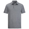 Bugatchi Men's Black Short Sleeve Three Button Self Collar