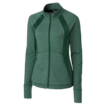 Cutter & Buck Women's Hunter Heather Shoreline Colorblock Full-Zip