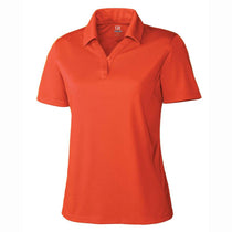 Cutter & Buck Women's College Orange DryTec S/S Genre Polo