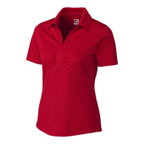 Cutter & Buck Women's Red DryTec Glendale Polo