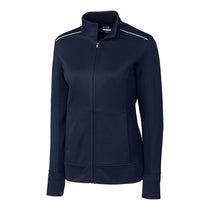 Cutter & Buck Women's Navy WeatherTec Ridge Full Zip