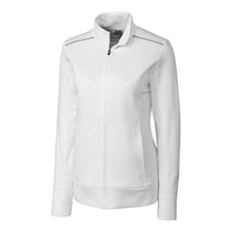Cutter & Buck Women's White WeatherTec Ridge Full Zip