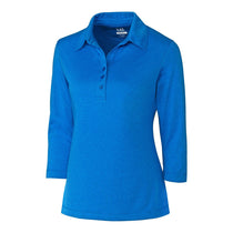 Cutter & Buck Women's Digital Heather DryTec 3/4 Sleeve Chelan Polo