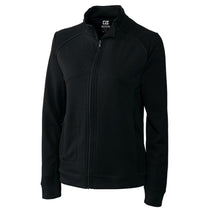Cutter & Buck Women's Solid Black DryTec Edge Full Zip