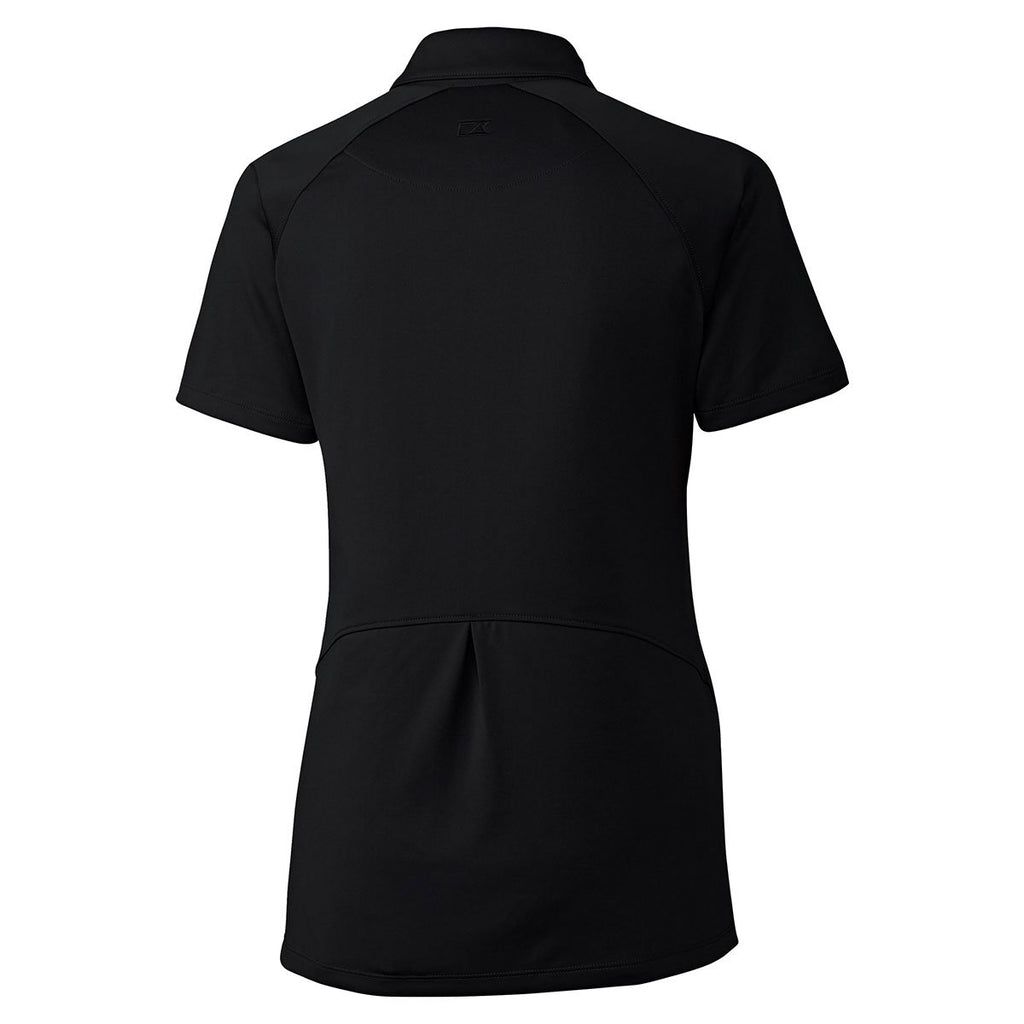Cutter & Buck Women's Black DryTec Lacey Polo