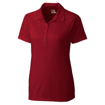 Cutter & Buck Women's Cardinal Red DryTec Lacey Polo