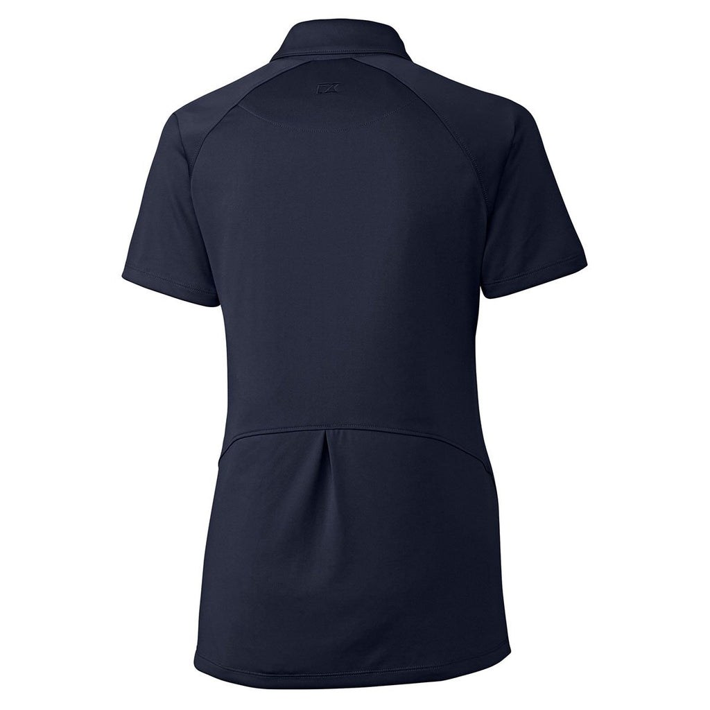 Cutter & Buck Women's Navy Blue DryTec Lacey Polo