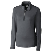 Cutter & Buck Women's Black DryTec Long Sleeve Madeline Half -Zip Mock