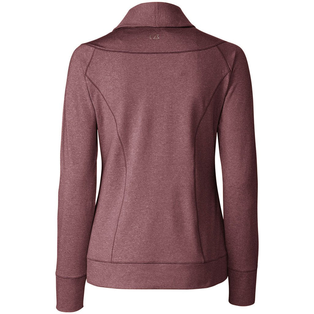 Cutter & Buck Women's Bordeaux Shoreline Half Zip
