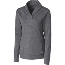 Cutter & Buck Women's Charcoal Shoreline Half Zip