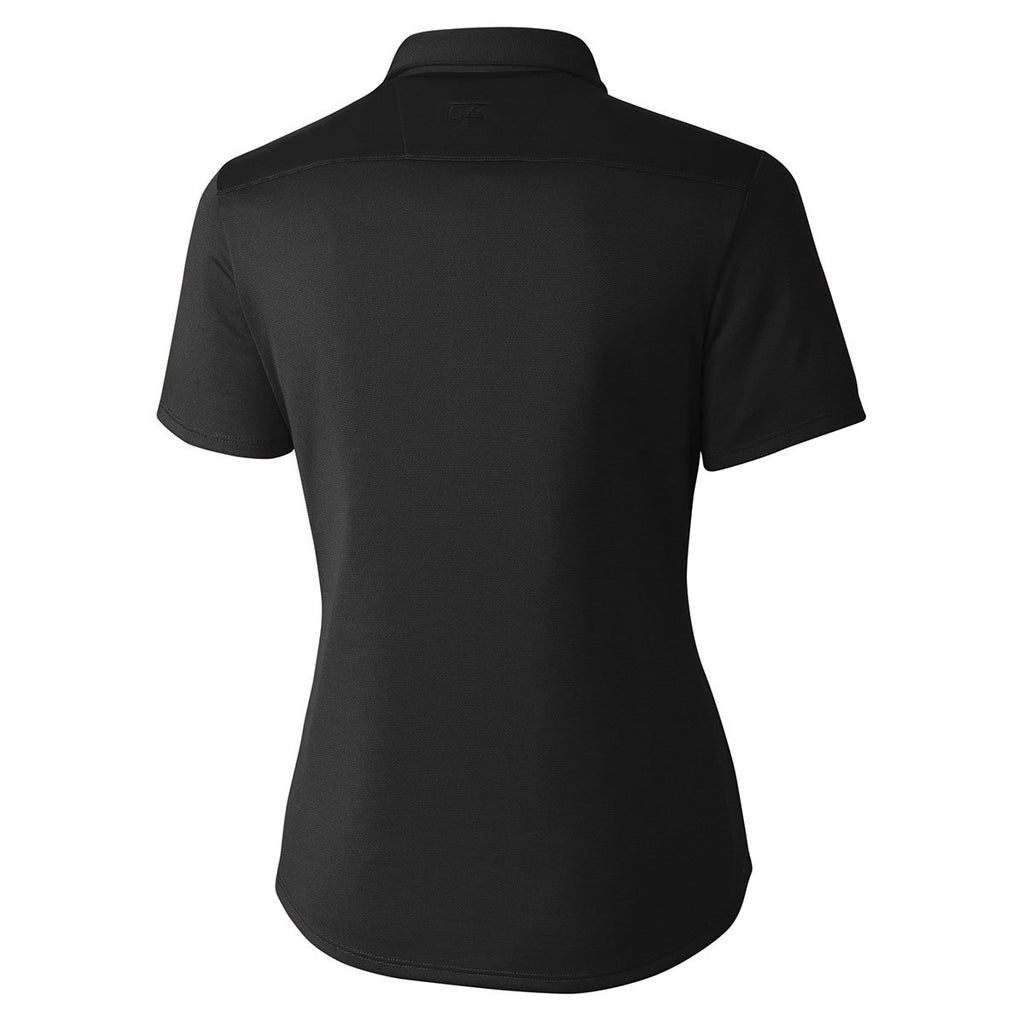 Cutter & Buck Women's Black DryTec Fiona Polo