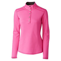 Cutter & Buck Women's Fiesta Ladies DryTec Evergreen Reversible Half-Snap