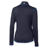 Cutter & Buck Women's Liberty Navy Ladies DryTec Evergreen Reversible Half-Snap