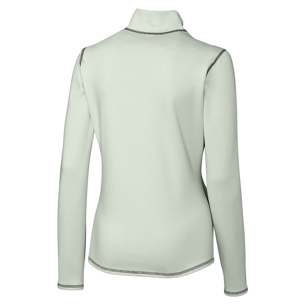 Cutter & Buck Women's Reflect Ladies DryTec Evergreen Reversible Half-Snap