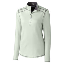 Cutter & Buck Women's Reflect Ladies DryTec Evergreen Reversible Half-Snap