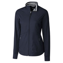 Cutter & Buck Women's Liberty Navy DryTec Nine Iron Full-Zip Jacket