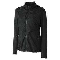 Cutter & Buck Women's Black DryTec Long Sleeve Ava Hybrid Full-Zip