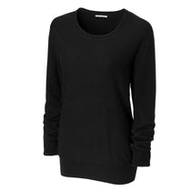 Cutter & Buck Women's Black Broadview Scoop Neck Sweater