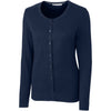 Cutter & Buck Women's Liberty Navy Lakemont Cardigan