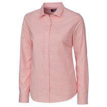 Cutter & Buck Women's Alarm Long Sleeve Stretch Oxford Stripe
