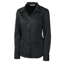 Cutter & Buck Women's Black L/S Epic Easy Care Nailshead
