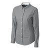 Cutter & Buck Women's Charcoal L/S Epic Easy Care Gingham