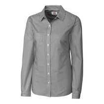 Cutter & Buck Women's Charcoal L/S Epic Easy Care Mini Bengal Dress Shirt