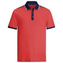 Bugatchi Men's Ruby Short Sleeve Three Button Polo Collar