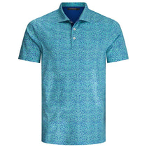 Bugatchi Men's Emerald Short Sleeve Three Button Self Collar