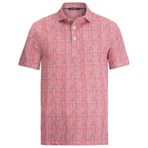 Bugatchi Men's Coral Short Sleeve Three Button Polo Collar