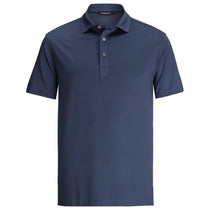 Bugatchi Men's Graphite Short Sleeve Three Button Polo Collar