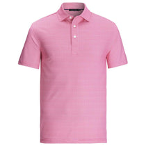 Bugatchi Men's Berry Short Sleeve Three Button Polo Collar