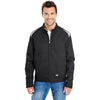 Dickies Men's Black/Silver 8 Oz. Performance Team Jacket