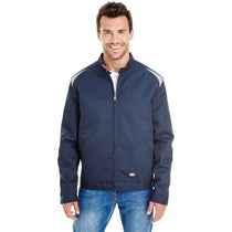 Dickies Men's Dark Navy/Silver 8 Oz. Performance Team Jacket