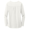 Port Authority Women's Ivory Chiffon Concept Henley Tunic