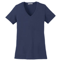 Port Authority Women's Dress Blue Navy Concept Stretch V-Neck Tee