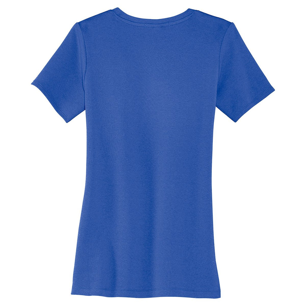 Port Authority Women's True Royal Concept Stretch V-Neck Tee