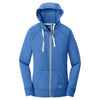 New Era Women's Royal Heather Sueded Cotton Full Zip Hoodie