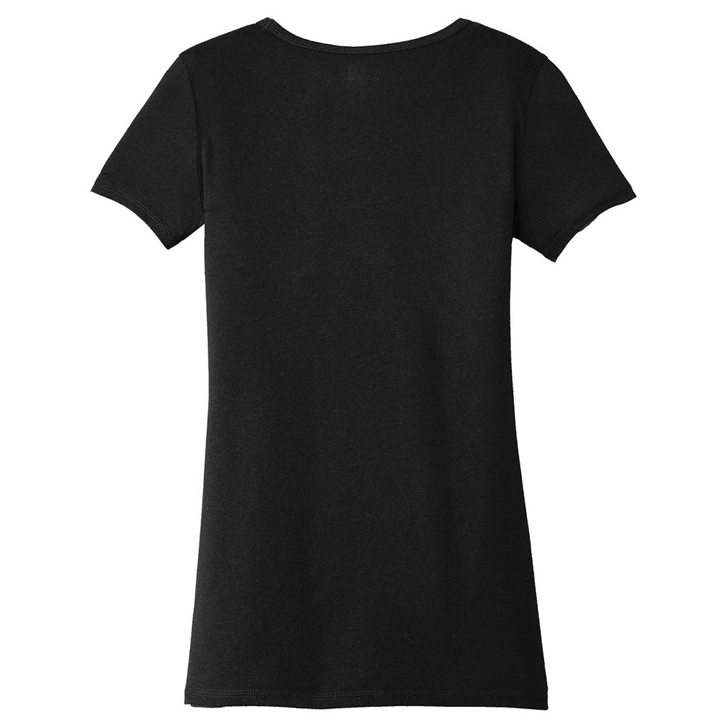 New Era Women's Black Solid Tri-Blend Performance Scoop Tee