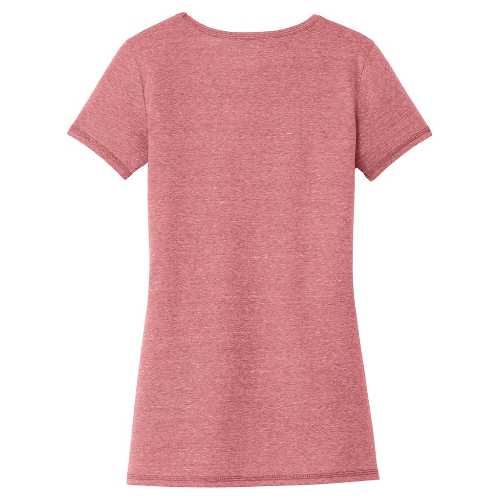 New Era Women's Crimson Tri-Blend Performance Scoop Tee