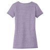 New Era Women's Purple Tri-Blend Performance Scoop Tee