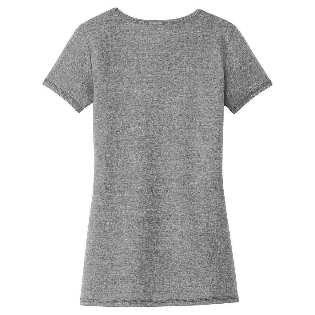 New Era Women's Shadow Grey Tri-Blend Performance Scoop Tee
